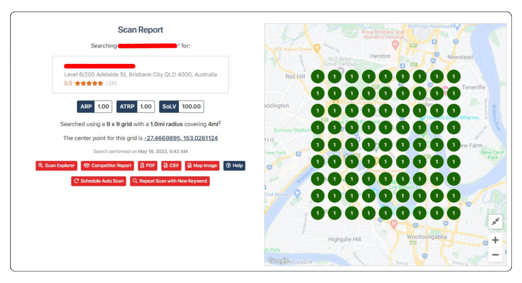 Google Search Console growth screenshot