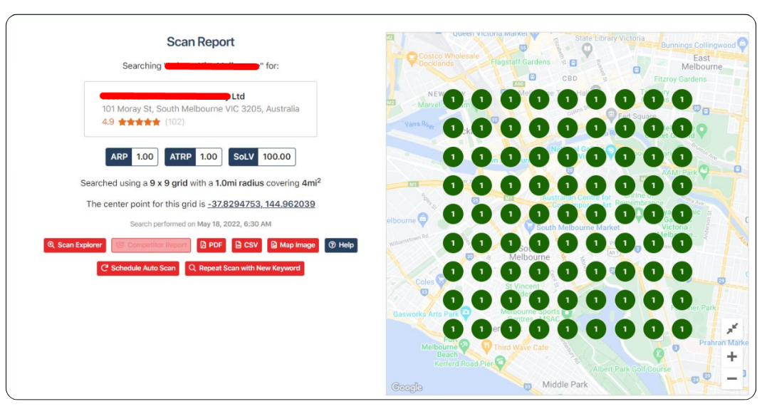 Google Search Console growth screenshot